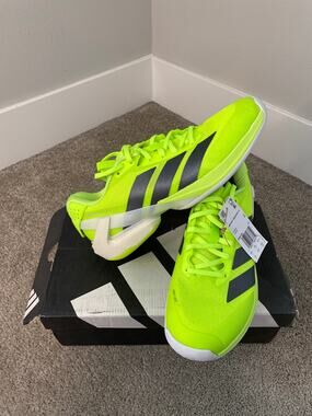 New Adidas Adizero Ubersonic 5 Women's Tennis Shoes Size 10 White NWT
